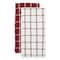 DII® Windowpane Oversized Washed Waffle Dishtowels, 2ct.